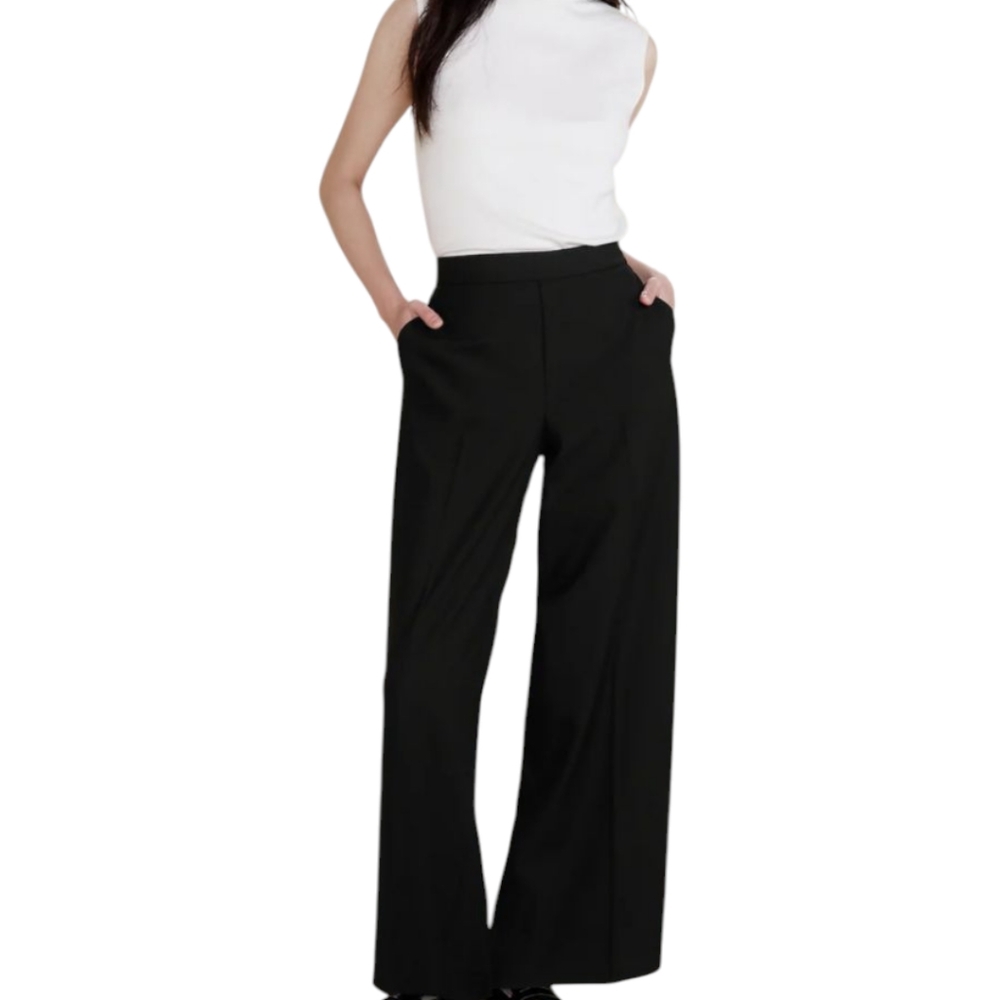Banana Republic Factory Black Wide Leg Dress Pants - Picture 7 of 7